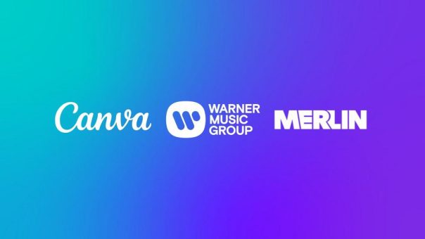 Canva kündigt Partnerschaft mit Warner Music Group und Merlin an und bringt Musik-Hits zu Canva