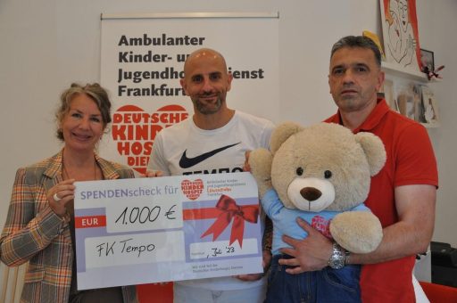 Frankfurter Fußballverein unterstützt Deutsche Kinderhospiz Dienste