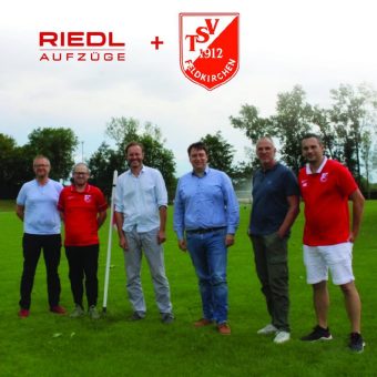 Partnerschaft zwischen Riedl Aufzugbau und TSV Feldkirchen 1912