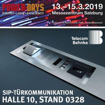 Mit Power in den Messeauftakt 2019: Telecom Behnke auf den Power-Days