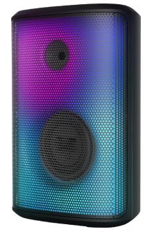 auvisio Mobile Outdoor-PA-Partyanlage & -Bluetooth-Boombox PMA-800.k, Lichteffekte, 200 Watt