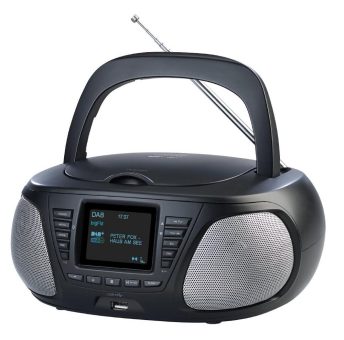 VR-Radio Mobile Stereo-Boombox mit DAB+/FM, Bluetooth, CD, AUX, 10 Watt