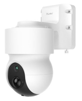 7links Pan-Tilt-Akku-Überwachungskamera IPC-695 mit Full HD, WLAN & App, 120°, IP65