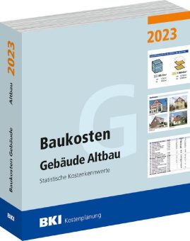 Neu für den Altbau:  BKI BAUKOSTEN 2023