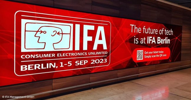 Ausgebucht: Die IFA 2023 ist die größte Innovationsplattform der Technologiebranche