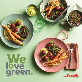 Klüh Catering relauncht pflanzliche Menülinie zu WE LOVE GREEN