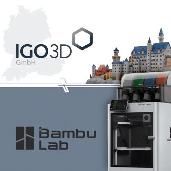 IGO3D wird erster offizieller Fachhändler für Bambu Lab in DACH