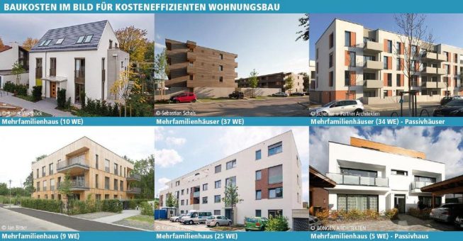 Aktuelle BKI-Kostenkennwerte 2023 für kostengünstigen Wohnungsbau mit neuen BKI-Referenzobjekten