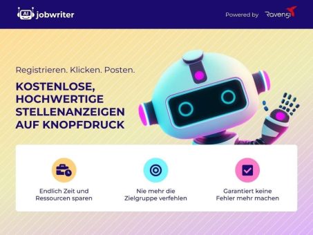 Raven51 launcht AI-Jobwriter: KI-generierte Stellenanzeigen kostenlos auf Knopfdruck