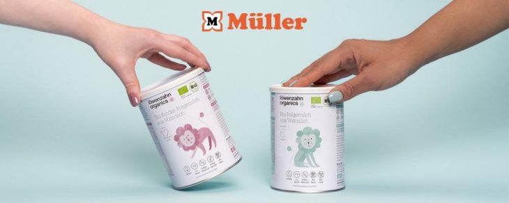 Neu bei Müller: Löwenzahn Organics’ innovative Babymilch-Serie auf Vollmilchbasis