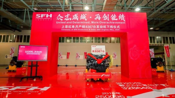 FTP Industrial chinesisches Joint Venture SFH stellt neuen Rekord in Motorproduktion auf