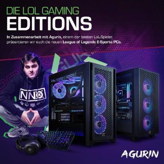 Der perfekte PC für League of Legends: Edition von MIFCOM und Agurin