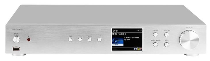 VR-Radio Digitaler WLAN-HiFi-Tuner IRS-706.HiFi, Internetradio, DAB+, Bluetooth, silber