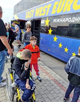 Evakuierung 11 ukrainischer Waisenkinder nach Deutschland