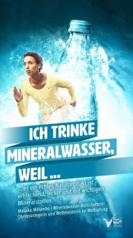 „Ich trinke Mineralwasser, weil…“