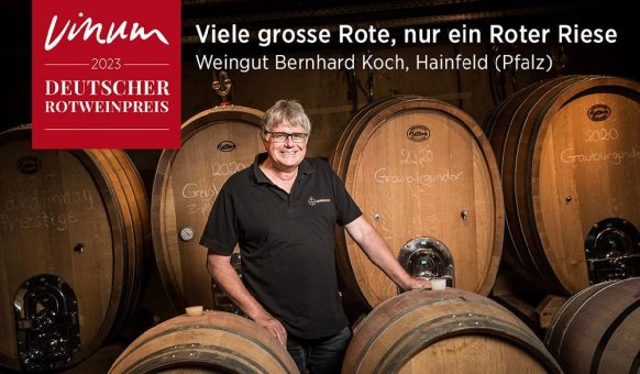 Deutscher Rotweinpreis 2023: Die Pfalz stellt den Roten Riesen, der Newcomer des Jahres kommt vom Bodensee!