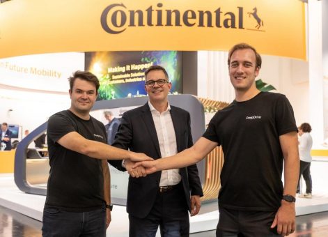 Strategische Partnerschaft: Continental und DeepDrive entwickeln Radnabenantrieb mit integrierter Bremse