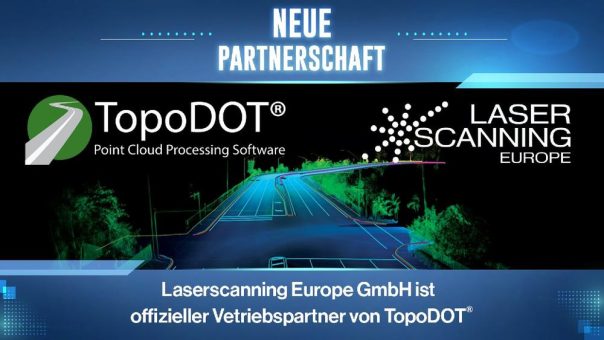 TopoDOT und Laserscanning Europe verkünden Partnerschaft