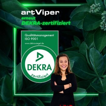 Kontinuität in Exzellenz: artViper festigt Spitzenposition als einzige zertifizierte Marketingagentur in Nordbayern