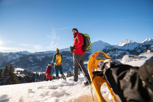 Schneeschuhwandern: großer Fuß, kleiner Footprint