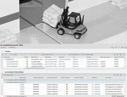 inconsoS/TCS: Effiziente Softwarelösung für den innerbetrieblichen Materialtransport