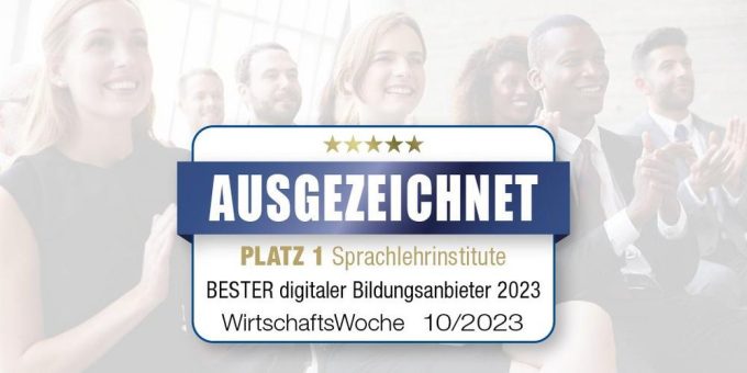 KERN AG Training als „Bester Digitaler Bildungsanbieter“ im Bereich „Sprachlehrinstitute“ ausgezeichnet