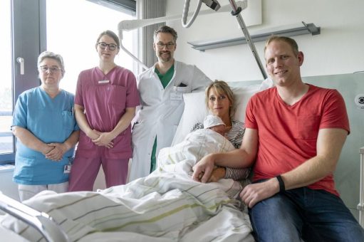 Tom ist das 1.500. Baby des Jahres im Clemenshospital