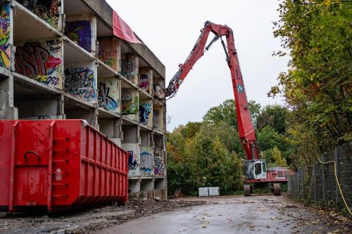 Abriss der Seehotel-Ruine in Achern