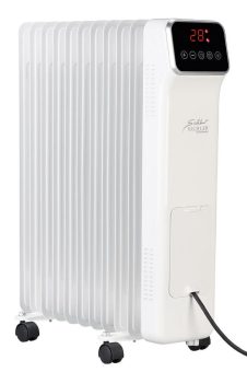 Sichler Haushaltsgeräte WLAN-Ölradiator mit App und Fernbedienung, Timer, 11 Rippen, 2.500 Watt