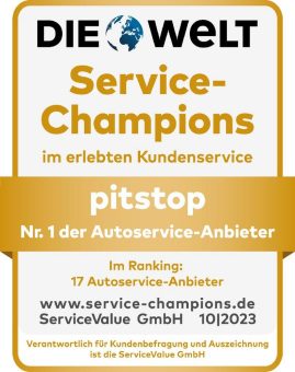 Pitstop zweifach für beste Service-Qualität ausgezeichnet