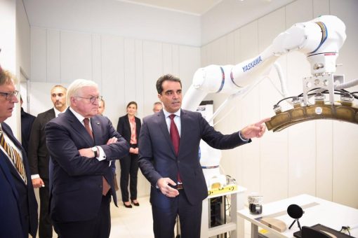 Mit Innovation und Mut auf dem Weg in eine bessere Gesundheitsversorgung: Bundespräsident Dr. Frank-Walter Steinmeier zu Besuch bei Medical Valley EMN e. V.