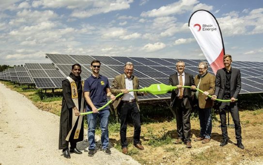 Sonnenstrom für 6.400 Haushalte – RheinEnergie nimmt neuen Solarpark in Hemau in Betrieb