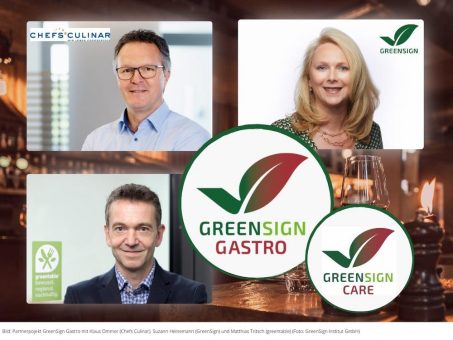 GreenSign Gastro: CHEFS CULINAR, GreenSign und Greentable setzen neue Maßstäbe für Nachhaltigkeit