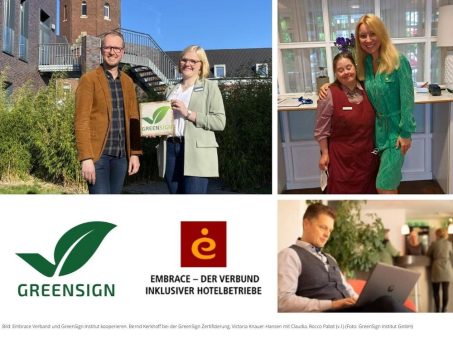 Inklusion als Mehrwert für die Hotellerie: Embrace Verbund & GreenSign kooperieren