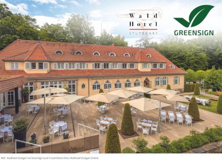 Erneut Nachhaltigkeits-Sieger: Waldhotel Stuttgart erreicht GreenSign Level 5 bei der Re-Zertifizierung