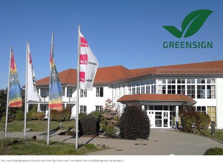 Nachhaltigkeits-Zertifizierung: ver.di Bildungszentrum Mosbach mit GreenSign Level 3 ausgezeichnet