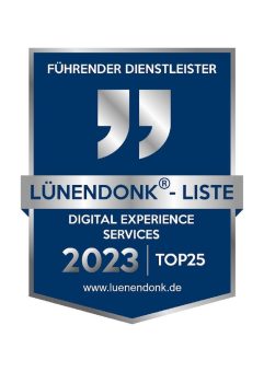 mindcurv group steigt in Lünendonks Ranking für Digital Experience Service Provider weiter auf