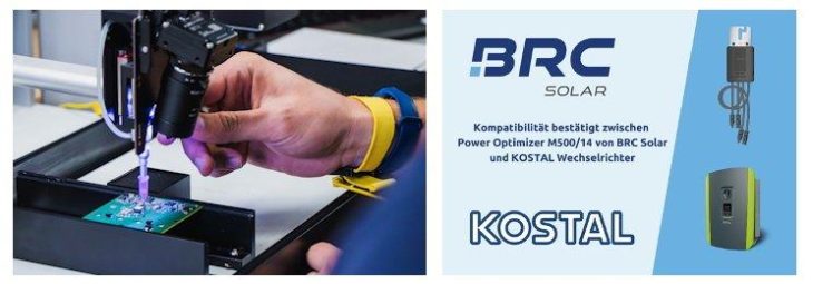 BRC Solar und KOSTAL bestätigen Kompatibilität ihrer Produkte zur Leistungsoptimierung von Photovoltaikanlagen