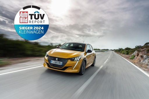 Der PEUGEOT 208 ist Mängelzwerg-Sieger des TÜV-Reports 2024