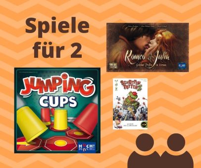 Unsere Spiele-Tipps für 2 Personen