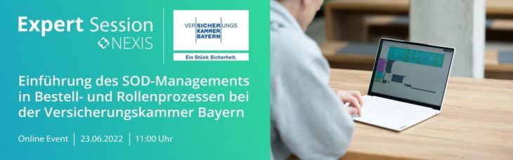 Online Expert Session der Nexis GmbH mit der Versicherungskammer Bayern