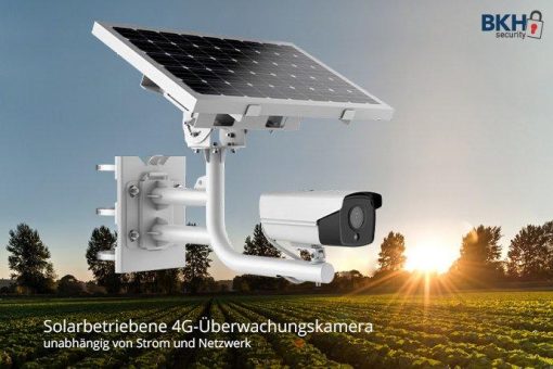 Überwachungskamera in 4G mit Solarenergie – nachhaltig & autonom