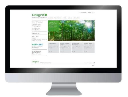 Neuer Delignit®-Web-Auftritt – modern – nutzerorientiert – mobil