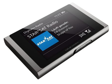 VR-Radio Digitales Slim-Taschenradio DAB+/FM DOR-350.mini, Akku, Ohrhörer, Alu-Gehäuse