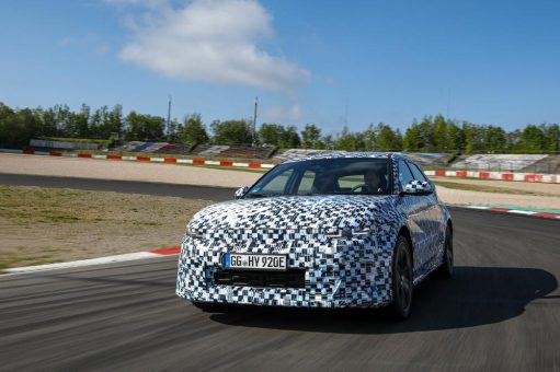 Prototypentest des Hyundai IONIQ 5 N auf dem Nürburgring