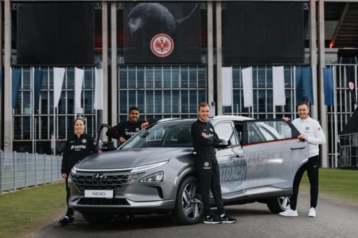 Hyundai NEXO als limitiertes Auto-Abo für Eintracht-Fans