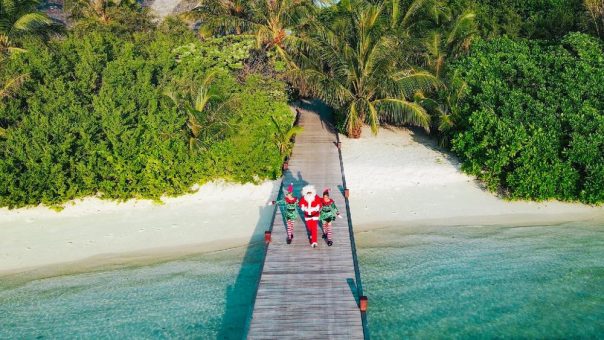 Tropische Weihnachten im Lily Hotels auf den Malediven