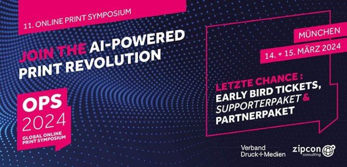 Online Print Symposium 2024: Neue Top-Referenten und letzte Chance für Early-Bird-Tickets