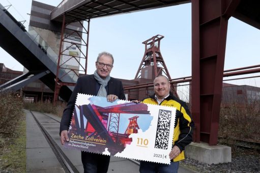 Welterbe auf Weltbrief: Zollverein ist Briefmarkenmotiv