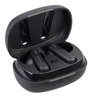 auvisio In-Ear-Stereo-Headset IHS-730.app mit ANC, Bluetooth 5.2, Ladebox, App, schwarz